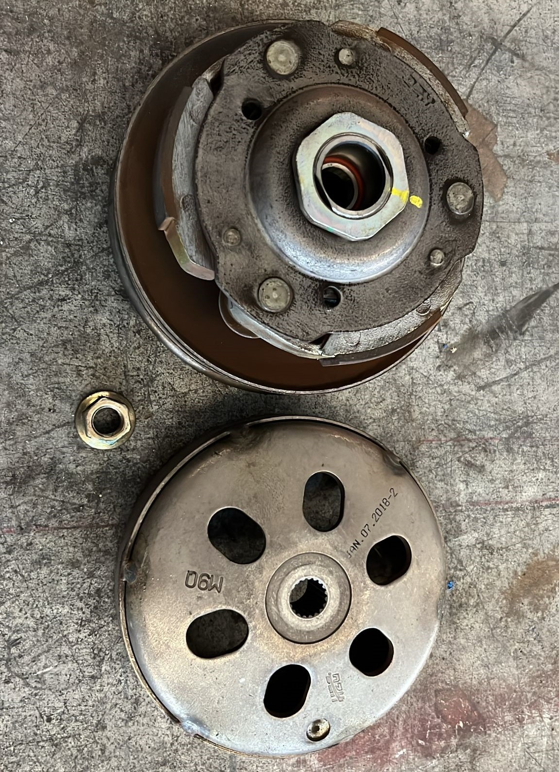 Conjunto de embrague Sym Jet 14 125 2020