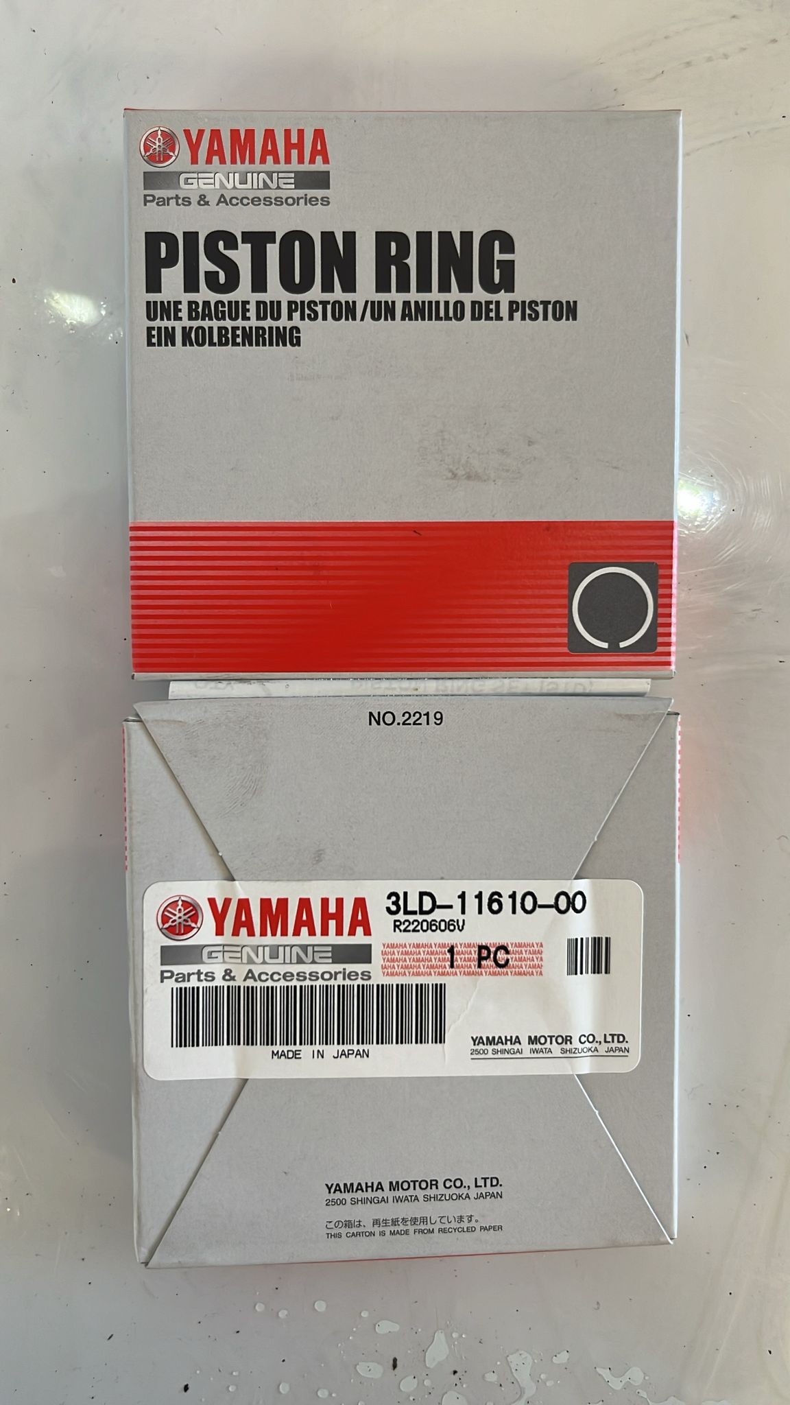 Kit de segmentos para ambos pistones Yamaha XTZ 750 Super Tenere 1995
