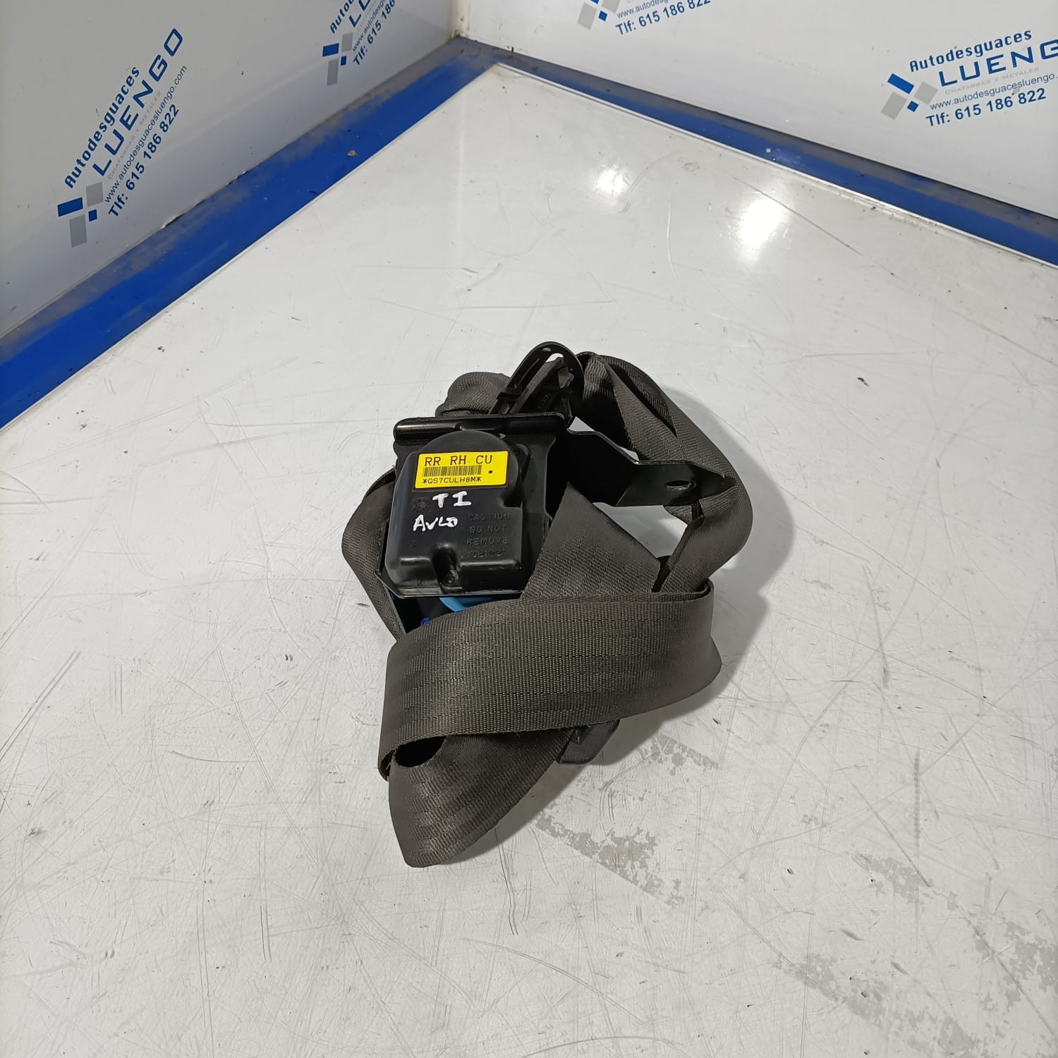 Cinturón de seguridad trasero izquierdo Chevrolet Aveo 2008
